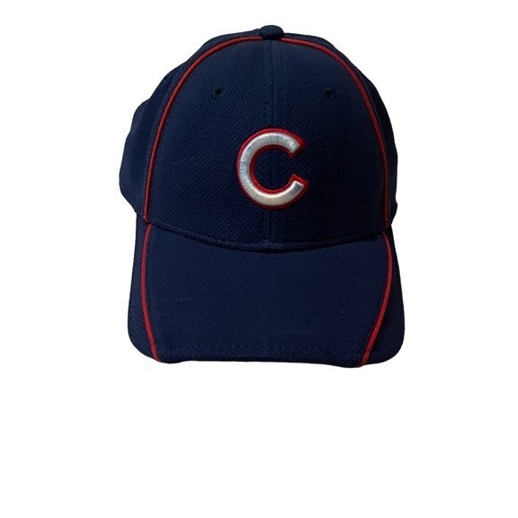 Chicago Cubs New Era 39Thirty Flex Fitted Official Batting Cap/Hat Size L/XL - Picture 2 of 6